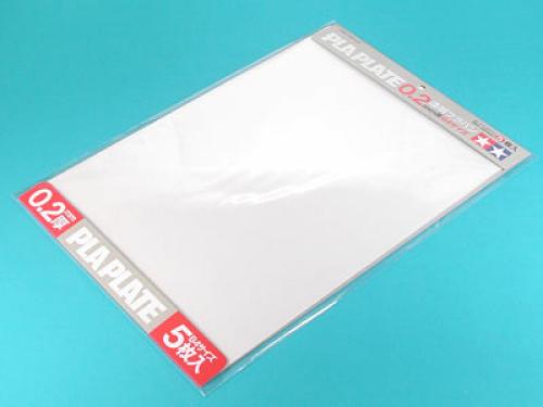 [70126] Pla Plate Clear 0.2mm (5 sheets)